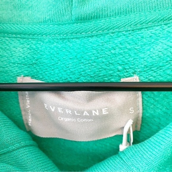 EVERLANE The Track Popover Hoodie Mint Green NWT - Picture 10 of 10